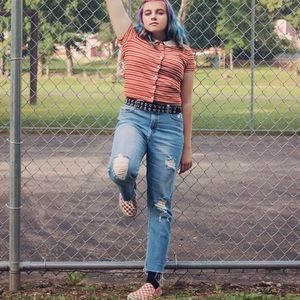 Wild Fable distressed high rise jeans